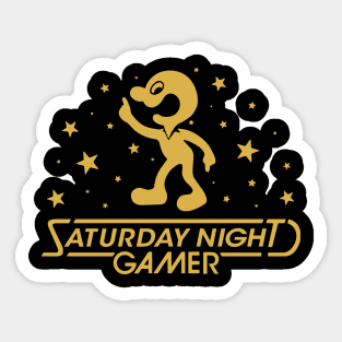 Saturday Night Gamer Sticker